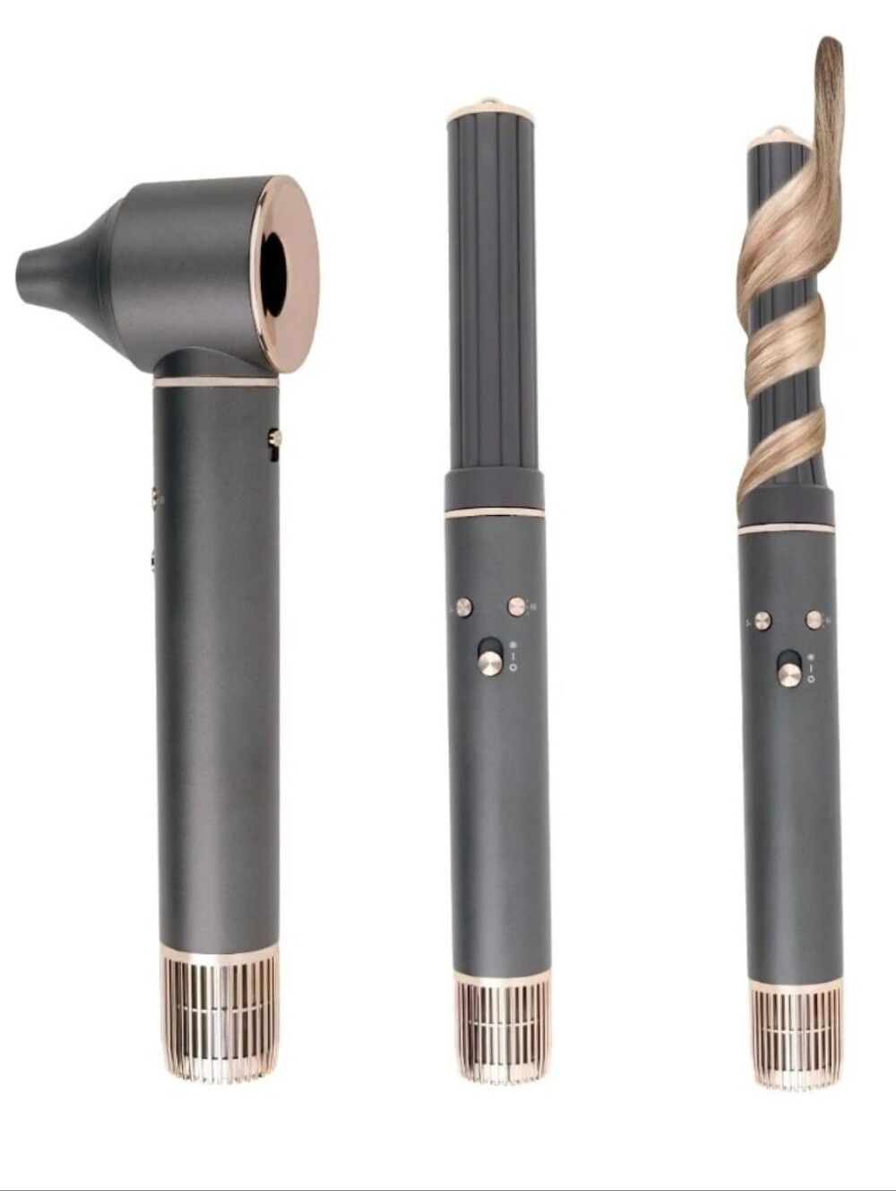 ARIA Silver Airstyler Blowout 3 Piece Set